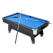 VEVOR Bilijarski stol 213 cm plavi