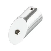 Stenski priključek za stabilizator SBA, 45°, medenina, kromirana, polirana