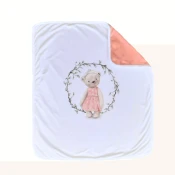 Baby Textil prekrivac Retro mede, 80x90