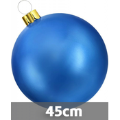 Ornamento Novogodišnja kugla 45cm - Plava ( 770008 )
