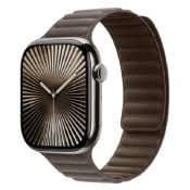 Apple Watch pašček 46mm: Dark Taupe Magnetic Link - M/L
