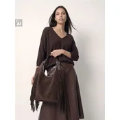 Sinsay - Oversize džemper sa kimono rukavima, sa dodatkom vune - dark grey jeans