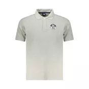 NORTH SAILS MEN'S SHORT SLEEVE POLO GREY