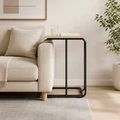 vidaXL Stranska miza Sonoma hrast 40 x 31 x 55 cm Inženirski les