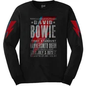 David Bowie Hammersmith Odeon Majica z dolgimi rokavi Black XL