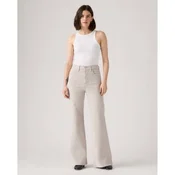 Levis for woman. A7503-0037 Corduroy Ribcage Bell Jeans beige (27/30), Casual, Cotton, Denim