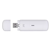 slomart Prenosni modem ZTE MF833N (bela barva) s podporo LTE, 150 Mbit/s, USB napajanje, pomnilniška kartica, lahka zasnova.