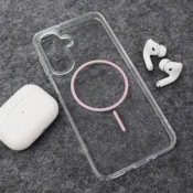 Maska Mag Case Clear Slim za Samsung A17 5G/ A175F roze