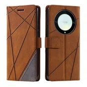 Rjava Flip Line torbica (Honor Magic 5 Lite 5G)