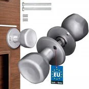 shumee Kljuka na vratih, aluminij, srebrna