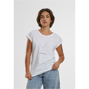 Ladies Cocktail OClock Tee white