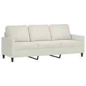 Vidaxl Trosed krem 180 cm žamet