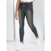 Jeansy damskie skinny niebieskie Dstreet