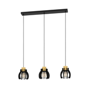 Eglo 43925 - Lestenec na vrvici STILLINGTON 3xE27/40W/230V