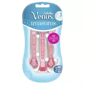 GILLETTE Venus treasures pink ženski brijac 3kom