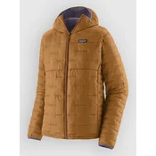 Patagonia Micro Puff moški pulover s kapuco cinnamon brown
