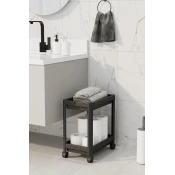 Aberto Design Polica za odlaganje TKRLKKT-2K-2-3, 23x36x40 cm, 2 komada, Crna