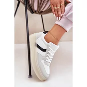 Boto Low Womens Sneakers On Platform White Telmira