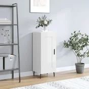 Vidaxl vidaXL Omarica, bela, sijajna, 34,5 x 34 x 90 cm, material na osnovi lesa
