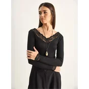 Bianco Lucci Bluza Blusen črna