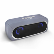 LINQ Vtičnica za brezžični Bluetooth zvočnik 3,5 mm Micro-SD/USB FM radio LinQ siva, (20524209)