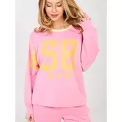 Roza oversized jopica s potiskom