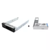 OEM 3.5 Tray Caddy X7K8W + 3.5 to 2.5 Adapter 9W8C4 for Dell Servers Gen 14,15,16