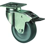 Transportno kolo z zavoro 120.A80.075, 75mm