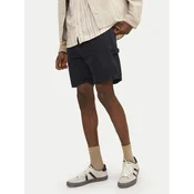 Jack & Jones Jeans kratke hlače Jjitony 12252814 Črna Loose Fit