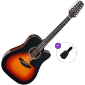 Takamine GD30CE-12 Basic SET Brown Sunburst 12 žicana elektroakusticna gitara