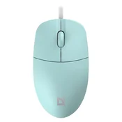 Defender AZORA MB-241 OPTICAL 1200dpi 3P žična miška, turkizna, 1,8 m kabel