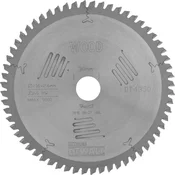 Žagin list za krožno žago HW DEWALT,o 216x2,6x30 mm Z60 zobovje (WZ) negativ