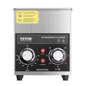 VEVOR Ultrazvočni čistilec KZ-S2 175x165x190 mm 2L 60W srebrn
