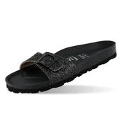 Futti Mara Black Glitter ženske anatomske natikače 42