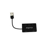 NEW USB Hub approx! AAOAUS0122 SD/Micro SD Windows 7 / 8 / 10 USB 2.0