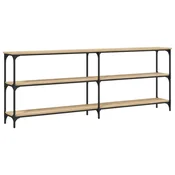 Vidaxl Konzolna mizica sonoma hrast 200x29x75 cm inženirski les