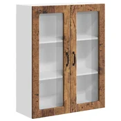 Vidaxl Stenski stekleni omarica LUCCA Star les 80 x 31 x 100 cm