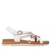 Skechers Sandali Desert Kiss Low-Peak Rank 114709/WHT Bela