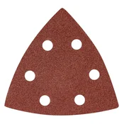 Brusni papir Delta Velcro 93 x 93 mm P80, 5 kosov, s 6 luknjami