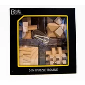UNBRANDED Igre možganov 5 v 1 Puzzle