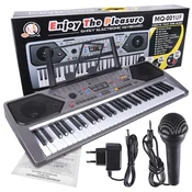 shumee MQ 001 UF klaviatura za orgle z mikrofonom za otroke USB MP3 radio