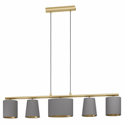 EGLO viseca lampa ALMEIDA 2 5xE14 120 cm mesing kapucino 99487