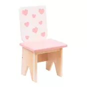 Personalized Wooden Kids’ Chair – Unique Design & Premium Quality! – Classic Heart Pink