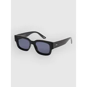 Dot Dash Pixel Shiny Black Sunglasses grey