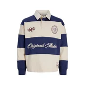 Jack & Jones Junior Majica Salmanco ecru/mornarska/burgund