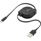 Renkforce Renkforce USB kabel USB 2.0 USB-A vtič\, USB-mikro-B vtič 0.80 m črna RF-4352332, (20417299)