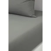 Pamucna plahta s gumom BOSS BEBOSS Khaki 140 x 200 cm boja: zelena