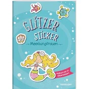Glitzer-Sticker Malbuch. Meerjungfrauen