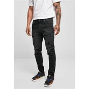 Mens Heavy Destroyed Jeans Black