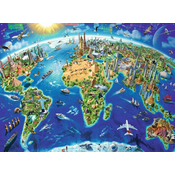 Ravensburger Slagalica Jednorog sa šljokicama, 100 Delova